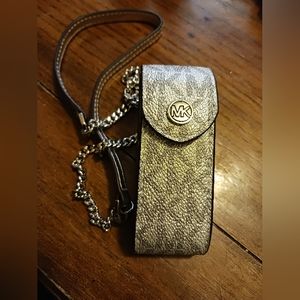- Michael Michael Kors Silver Metallic Lipstick Holder NWOT